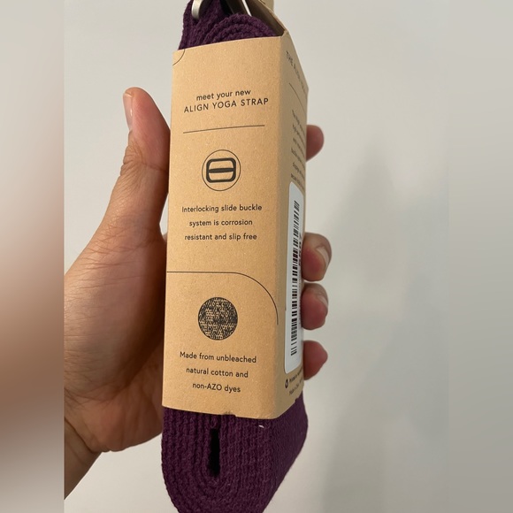 Manduka Align Yoga Strap Stretch Gym Workout Gymnastic Pose Strength Training - Picture 4 of 9